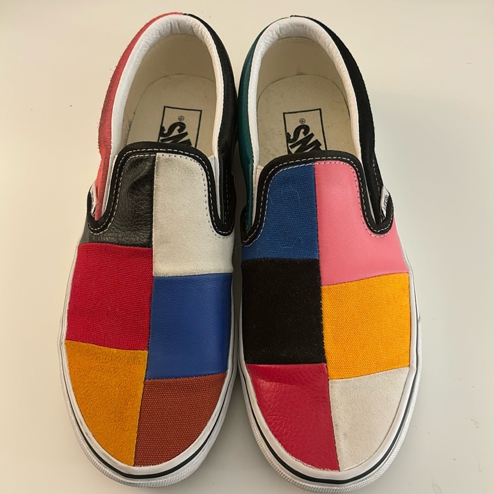 VANS CLASSIC SLIP-ON (PATCHWORK) Size 6. 5 male 8 female
